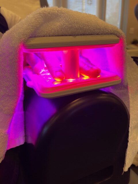Laser light therapy treatment
