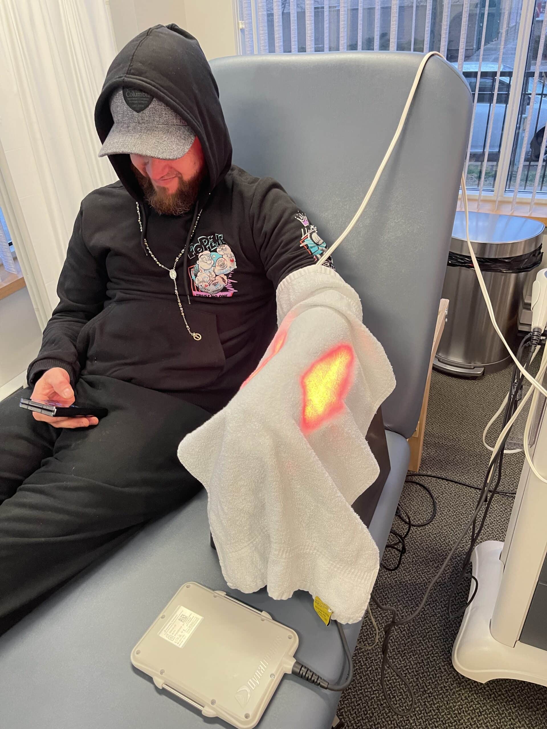 Laser light therapy treatment