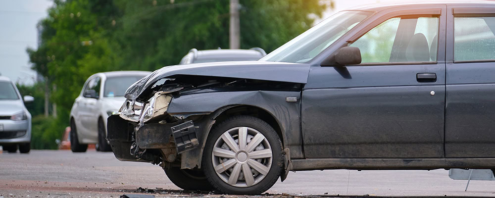 car accident scene